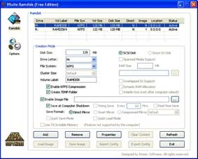 VSuite Ramdisk - Tạo RAM từ đĩa cứng để khởi động các chương trình nhanh hơn
