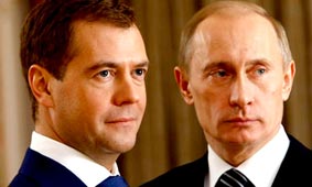 Ai điều hành nước Nga vào năm 2012 ?