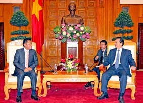 Thủ tướng Nguyễn Tấn Dũng tiếp Bộ trưởng Công thương và Du lịch Timor-Leste