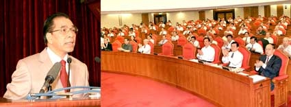 Khai mạc Hội nghị lần thứ 11 Ban Chấp hành Trung ương khóa X