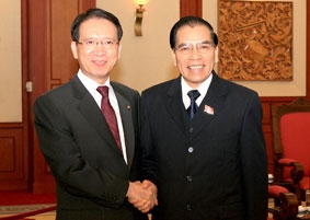 Lãnh đạo Đảng, Nhà nước, Quốc hội tiếp Chủ tịch Quốc hội  Hàn Quốc Kim Hyong O và Thủ tướng Phần Lan Matti Vanhanen