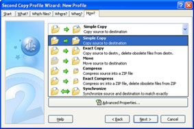 Backup dữ liệu với Second Copy 7