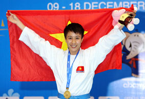 Đặng Đình Tiến giúp thể thao Việt Nam giành HCV thứ 20, tiếp tục đứng đầu bảng tổng sắp