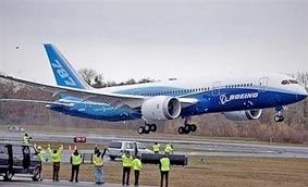 Boeing 787 bay thử nghiệm