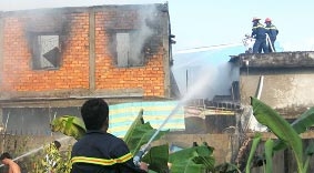 TP Cần thơ: Chập điện gây cháy lò bánh