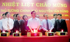 Thủ tướng Nguyễn Tấn Dũng phát lệnh phát sóng kênh VOV giao thông FM 91Mhz TP Hồ Chí Minh