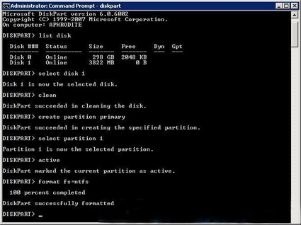 Cách làm USB thành ổ cài đặt 
Windows Vista hoặc Windows 7