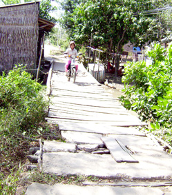 Thi công dở dang, người dân sốt ruột