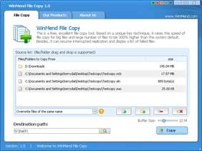 WinMend File Copy 1.3.2 - 
Tăng tốc độ copy lên gấp 3 lần