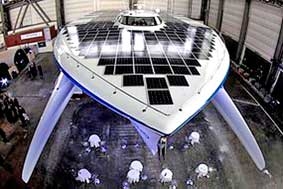 Tàu chạy bằng năng lượng Mặt trời lớn nhất thế giới