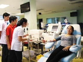 Nhiều bệnh nhân được cứu sống nhờ tiểu cầu máy