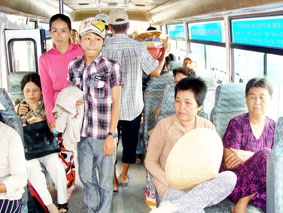 Tăng cường xe buýt chất lượng phục vụ người dân