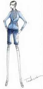 Trang phục thời trang của 
nữ phi hành gia Nhật