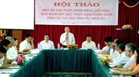 Nâng cao hiệu quả giám sát, thực hiện tốt chính sách dân tộc