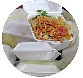 Hộp xốp, hộp nhựa chứa đựng thực phẩm có độc hại?