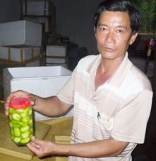 Gặt hái thành công từ trái xoài non