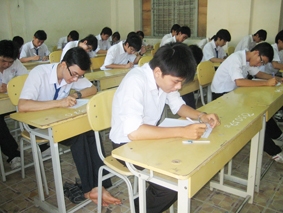 Ngày đầu tiên diễn ra an toàn, nghiêm túc, đúng qui chế