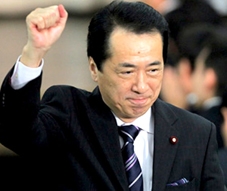 Ông Naoto Kan trỏ thành Thủ tướng Nhật