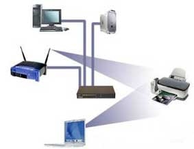 Cách cài đặt máy in cho mạng không dây