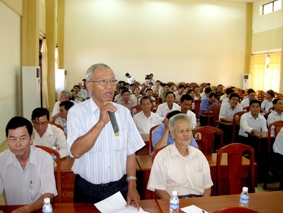 Đoàn đại biểu Quốc hội TP Cần Thơ tiếp xúc cử tri ở một số quận, huyện