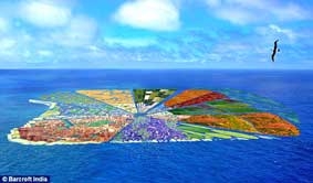 Biến rác thành thành phố nổi trên biển