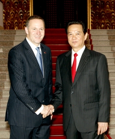 Lãnh đạo Đảng và Nhà nước đón tiếp, hội đàm với Thủ tướng New Zealand