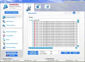 Comodo Registry Cleaner - Chuyên gia 
dọn dẹp Registry