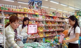 Doanh số bán hàng tại nhiều siêu thị ở TP Cần Thơ tiếp tục tăng mạnh