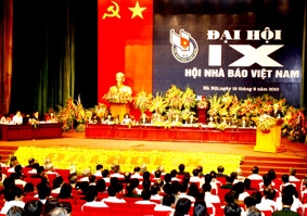 Đại hội lần thứ IX Hội Nhà báo Việt Nam