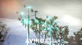 Dùng năng lượng gió và 
Mặt trời để thắp sáng đèn