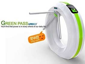 Cửa quay 
tự cung cấp năng lượng