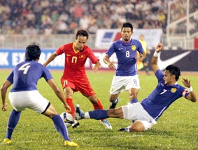 Olympic Việt Nam
thắng Olympic Malaysia 2-1