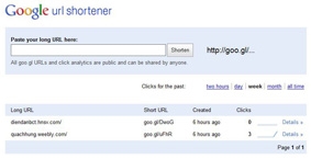 Google khai trương dịch vụ rút ngắn địa chỉ trang web