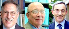 Ba nhà kinh tế chia sẻ giải Nobel năm 2010