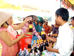 Xác định sản phẩm chủ lực để "kết nối" hàng Việt và Tam nông