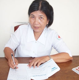 Trao tiền từ thiện