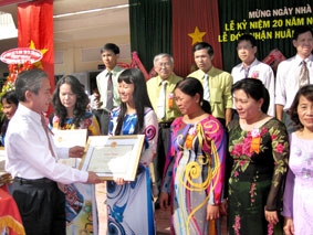 Nhiều hoạt động
kỷ niệm Ngày Nhà giáo Việt Nam