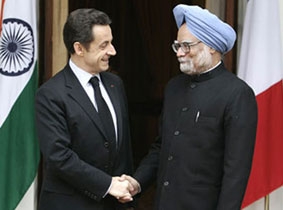 Ông Sarkozy và "cuộc đua" tới thị trường Ấn Độ