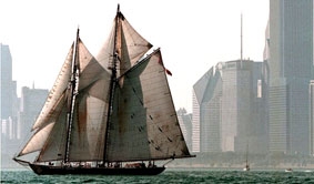 Thuyền buồm đang trở lại