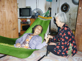 Người phụ nữ nuôi hy vọng được sống