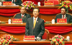 Kết thúc tham luận tại Đại hội XI của Đảng