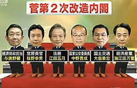 Nhật Bản cải tổ nội các
