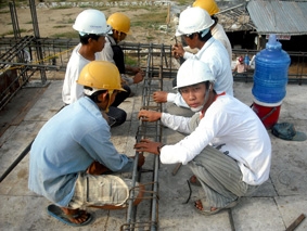 Trên những công trình mừng Đảng, mừng Xuân