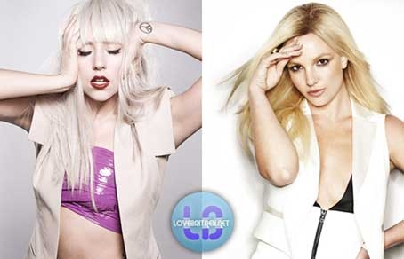 Lady Gaga "đấu" với Britney Spears trên "vũ đài âm nhạc"