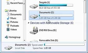Tạo và sao lưu dữ liệu đến ổ đĩa ảo trong Windows 7