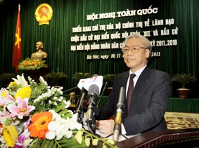 Cuộc bầu cử đại biểu Quốc hội khóa XIII và bầu cử đại biểu HĐND các cấp nhiệm kỳ 2011-2016 là một sự kiện trọng đại của năm 2011