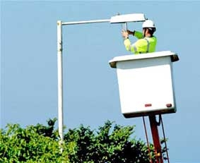 Thay bóng cho đèn 

không có điện