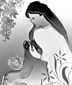 Vá áo cho chồng con