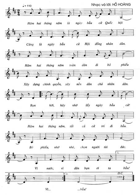 Nhớ ngày bầu cử