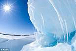 Bờ biển Bắc cực tan 
30 mét băng mỗi năm